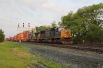 CSX 4582 with an eastbound multimodal train